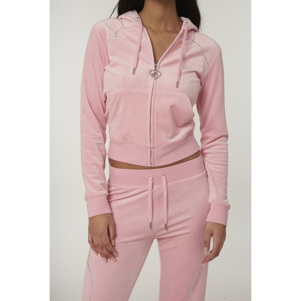 Juicy Couture Pink Polyester Women's Sweatshirt