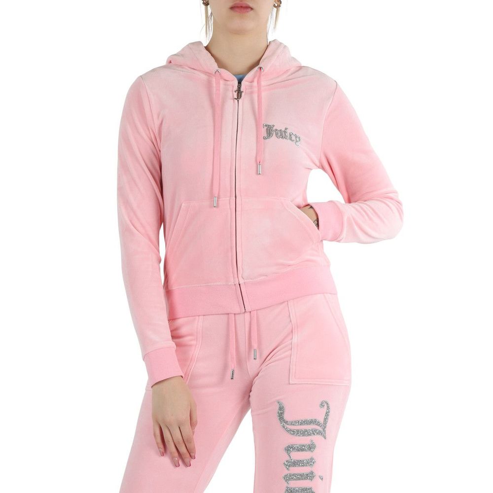 Juicy Couture Pink Polyester Women's Sweatshirt