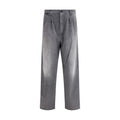 Margiela Gray Cotton Jeans Men's Denim