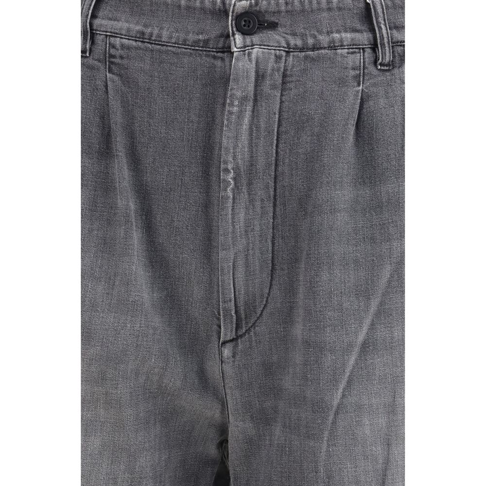 Margiela Gray Cotton Jeans Men's Denim