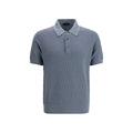 Brioni Light Blue Cotton Polo Men's Shirt