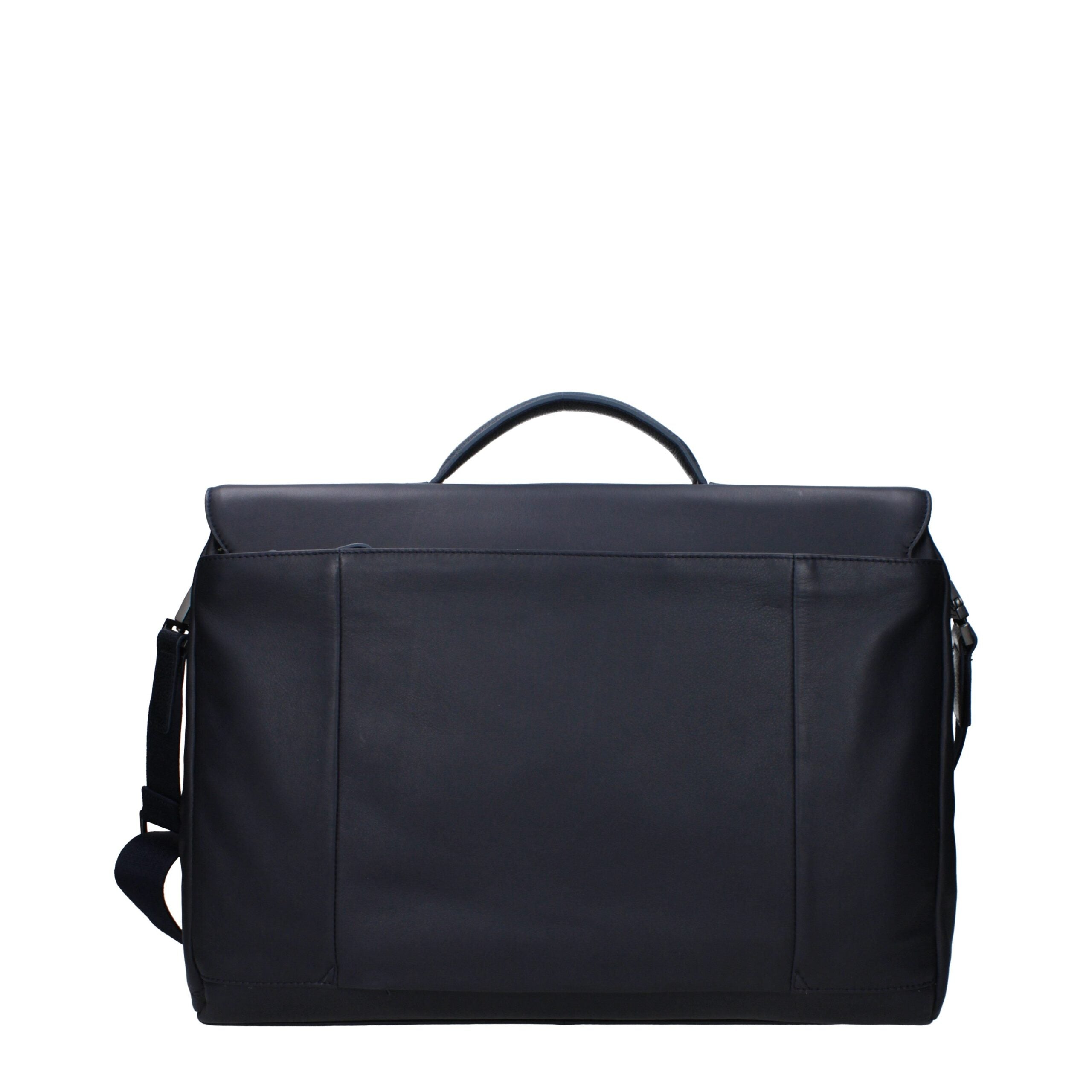Piquadro Blue Leather Business And Laptop Men's Bag