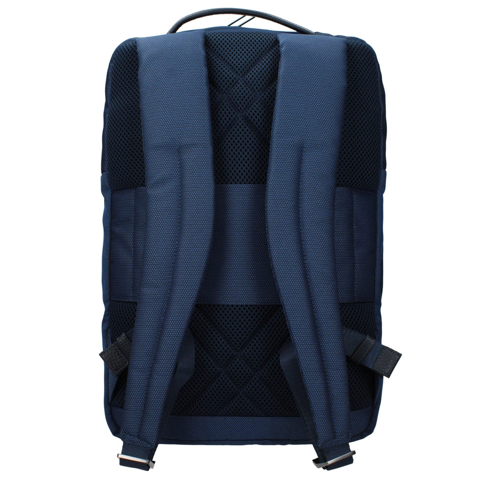 Piquadro Blue Fabric Men's Backpack
