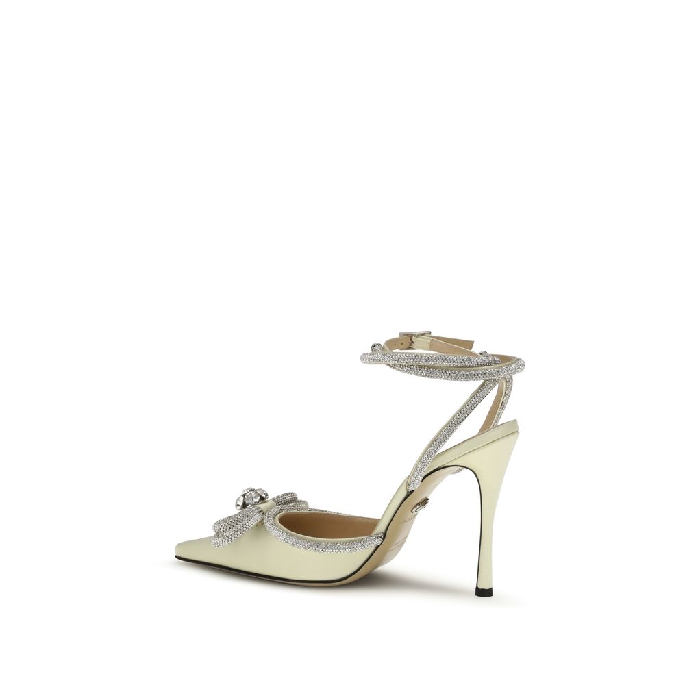MACH & MACH Bicolor Silk High Heel Women's Pumps
