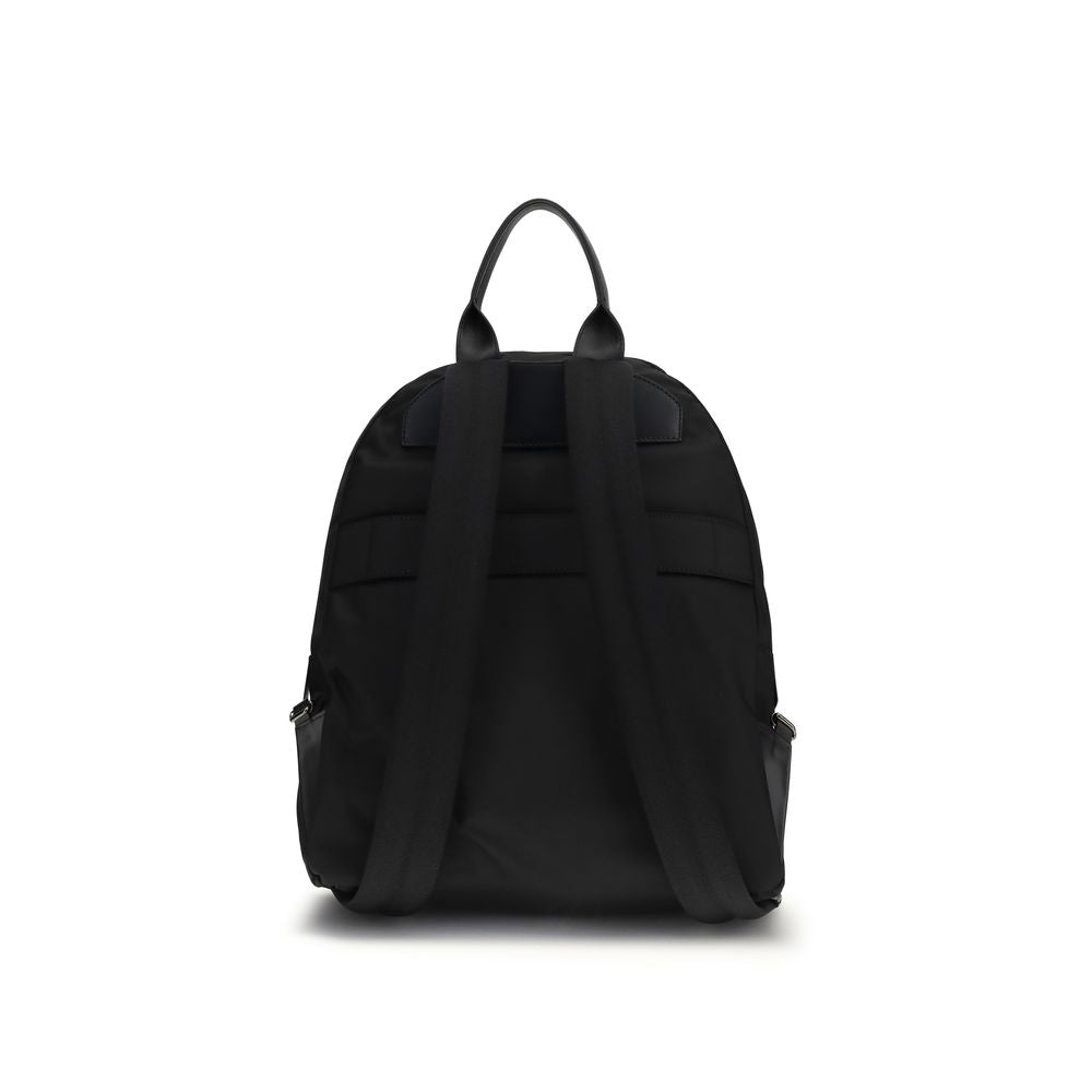 Kiton Black Nylon Men's Backpack