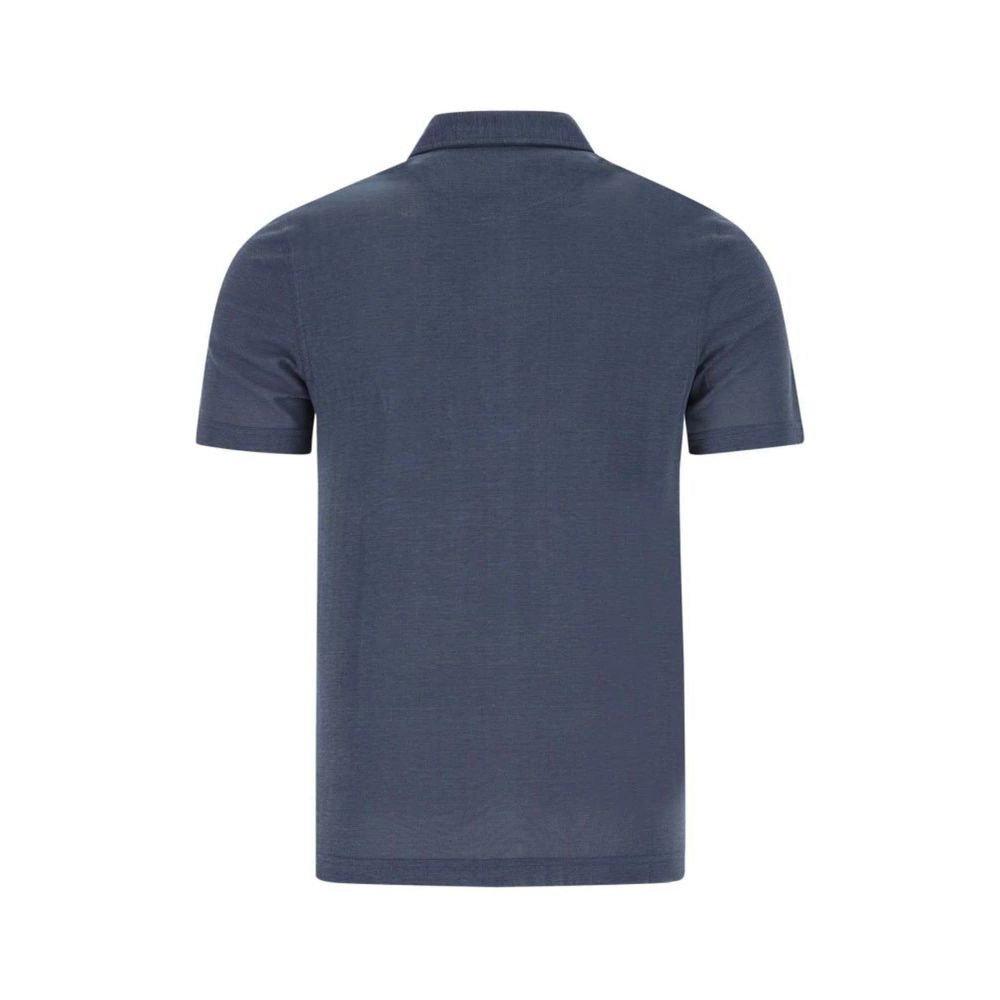 Fedeli Blue Cotton Men's T-Shirt