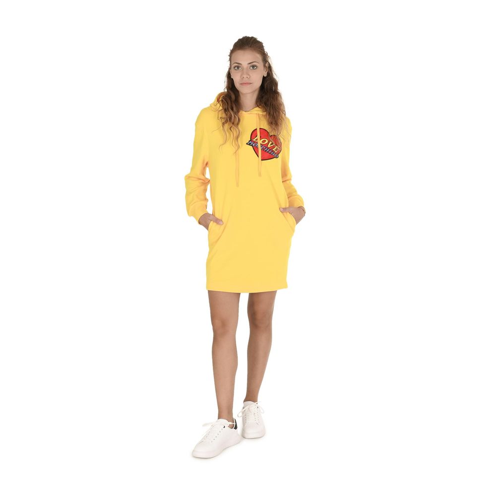 Moschino Yellow Cotton Casual Women's Dress