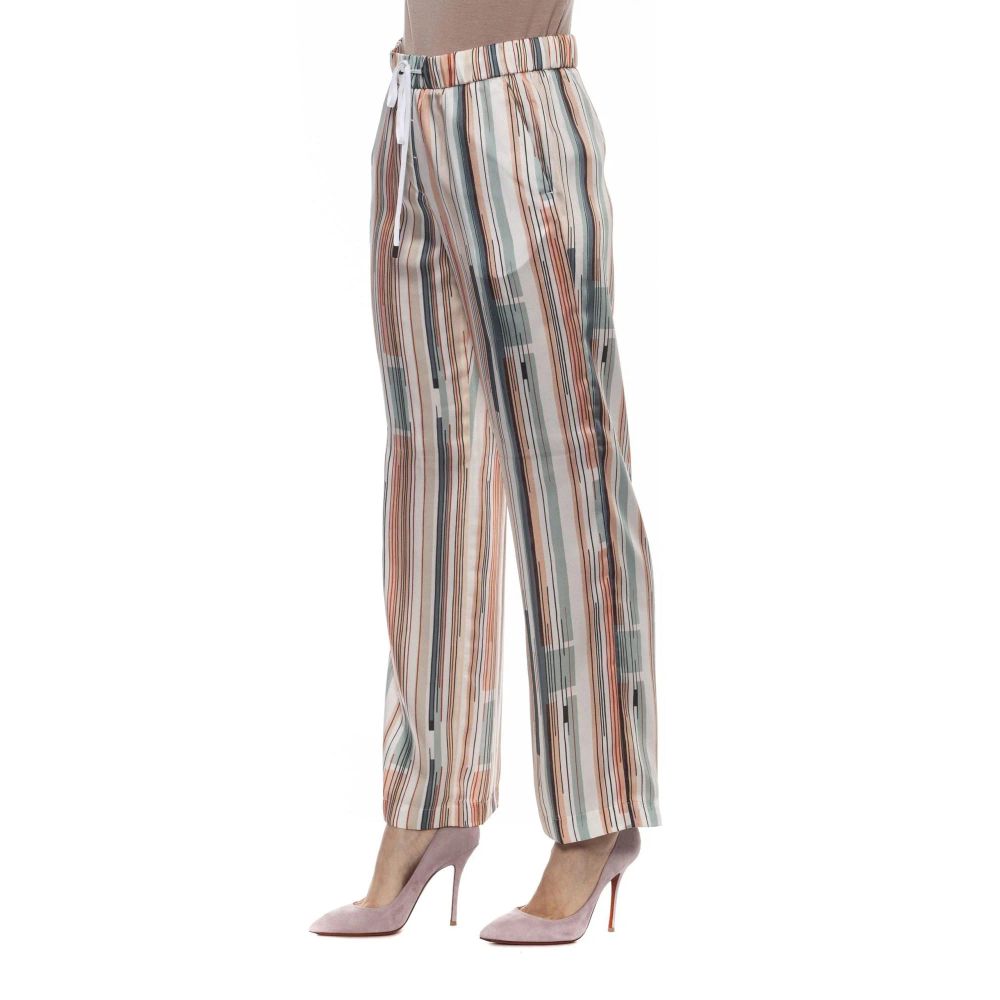 Peserico Multicolor Viscose Casual Women's Pants