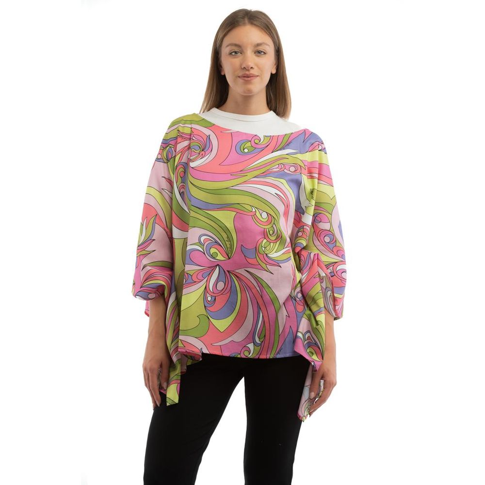 Moschino Multicolor Cotton Pattern Women's Shirt