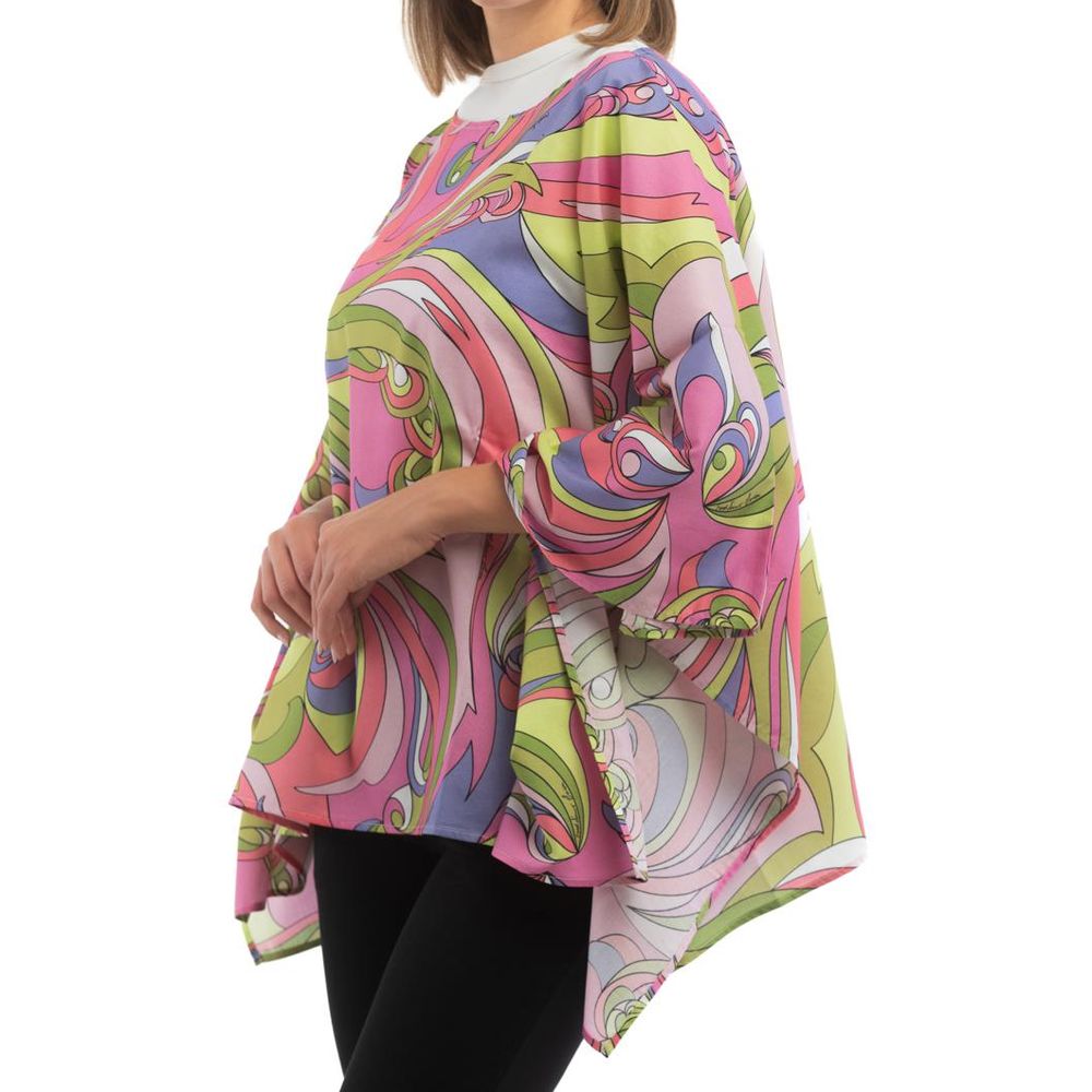 Moschino Multicolor Cotton Pattern Women's Shirt