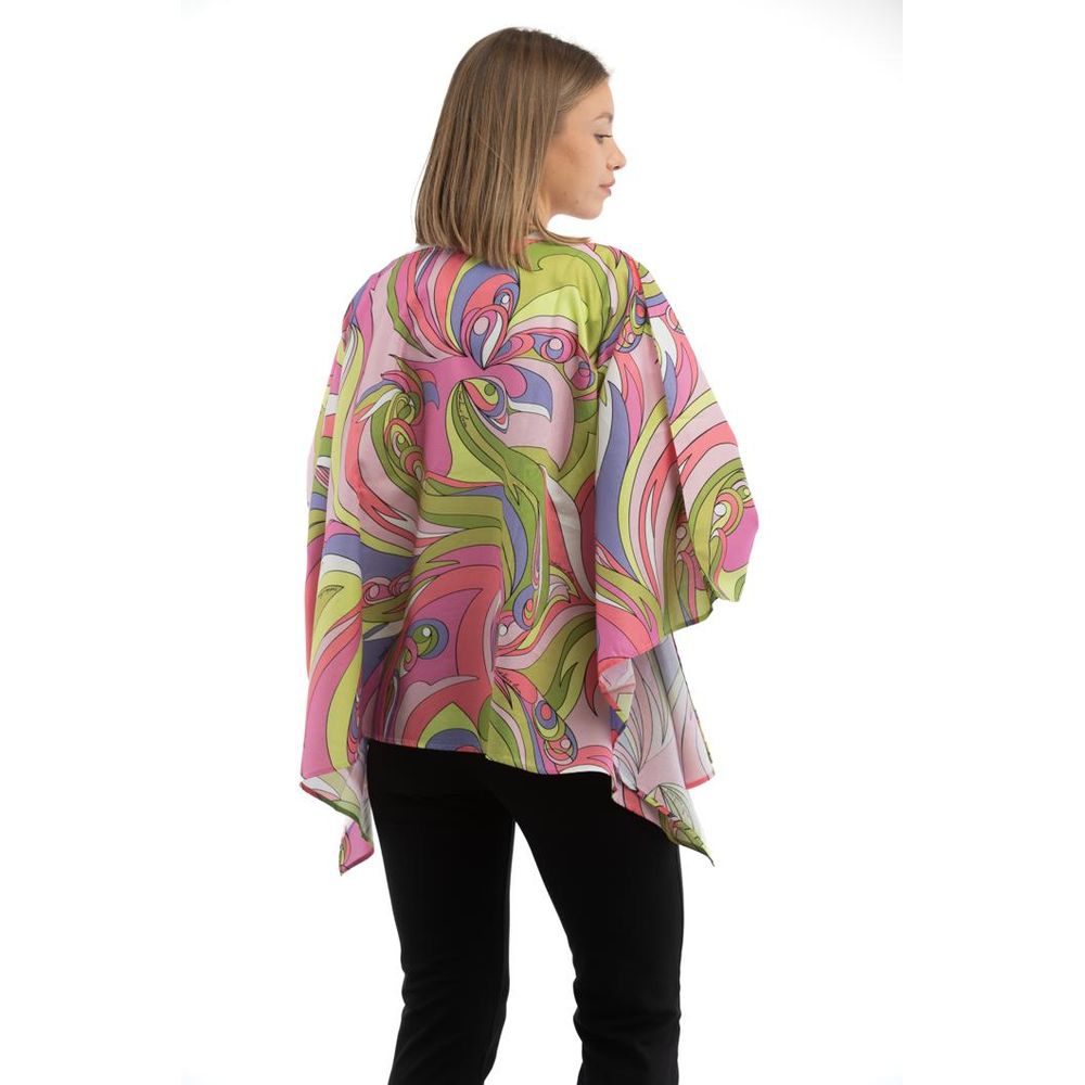 Moschino Multicolor Cotton Pattern Women's Shirt