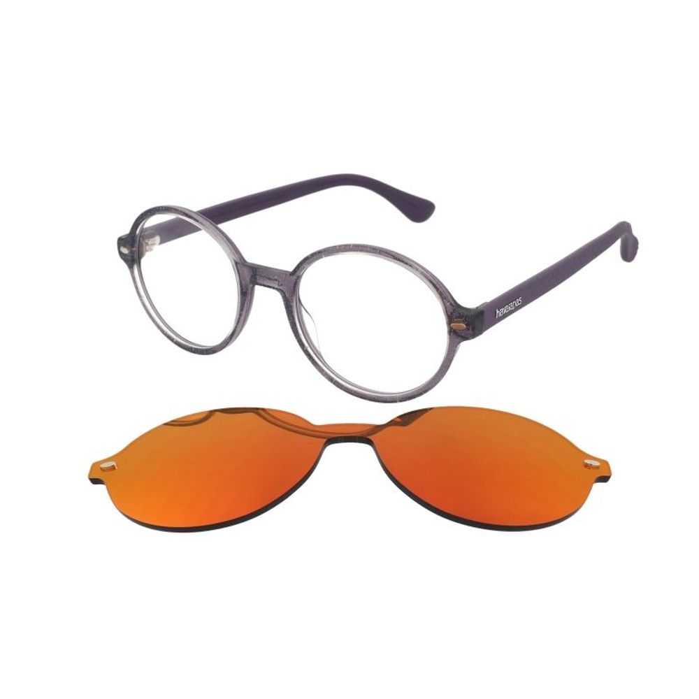 HAVAIANAS Purple Acetate Glasses Women's (Frames)