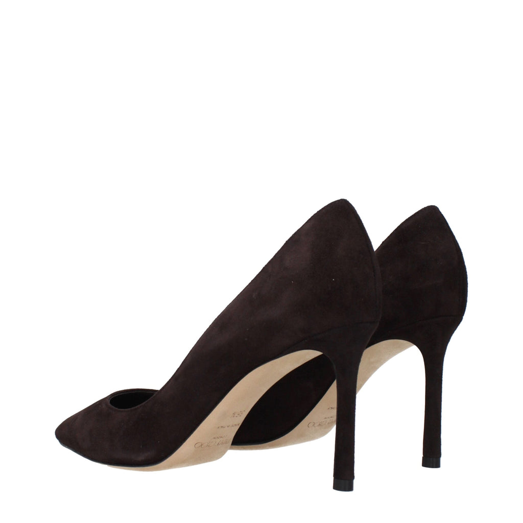 Jimmy Choo Brown Leather Women's Pumps