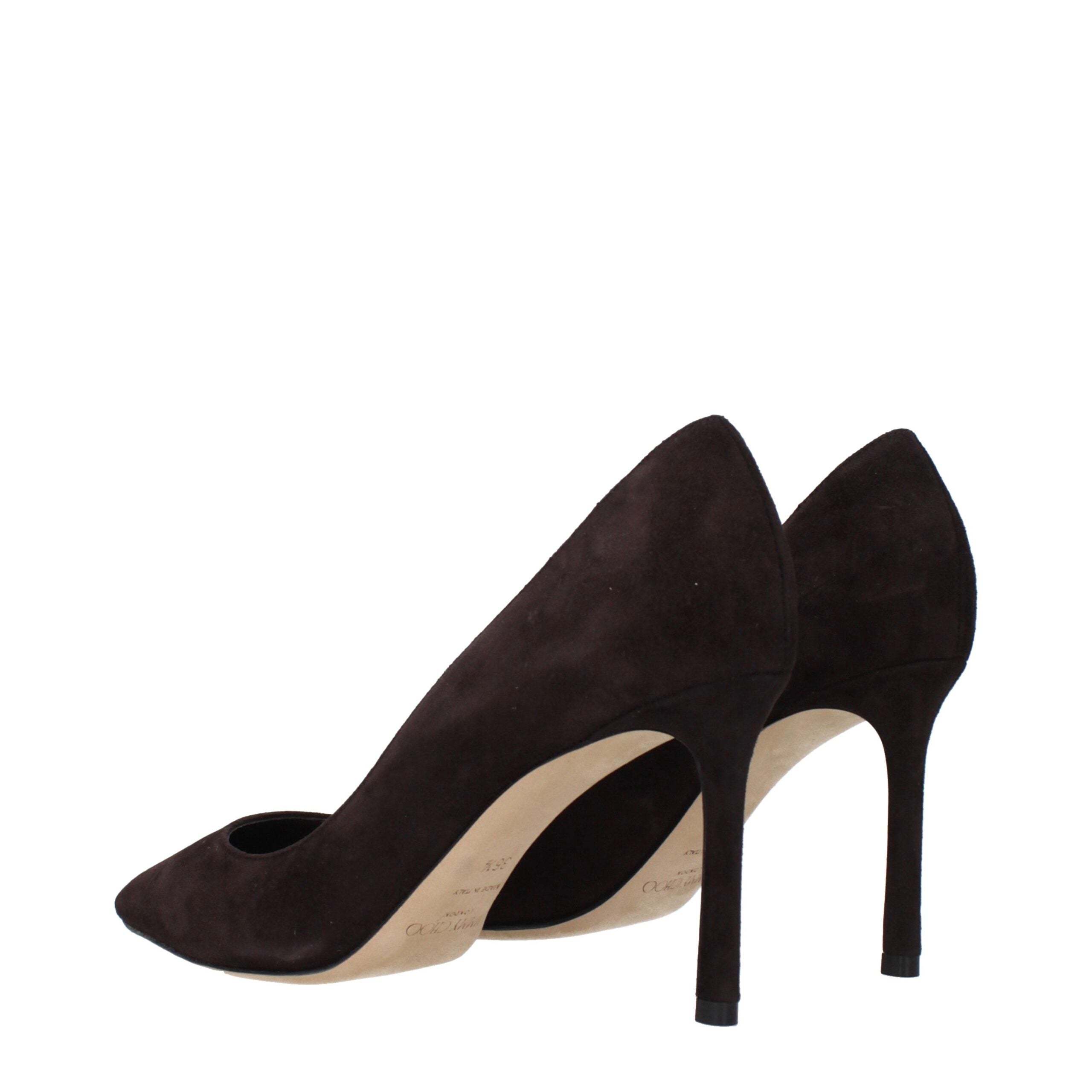 Jimmy Choo Brown Leather Women's Pumps