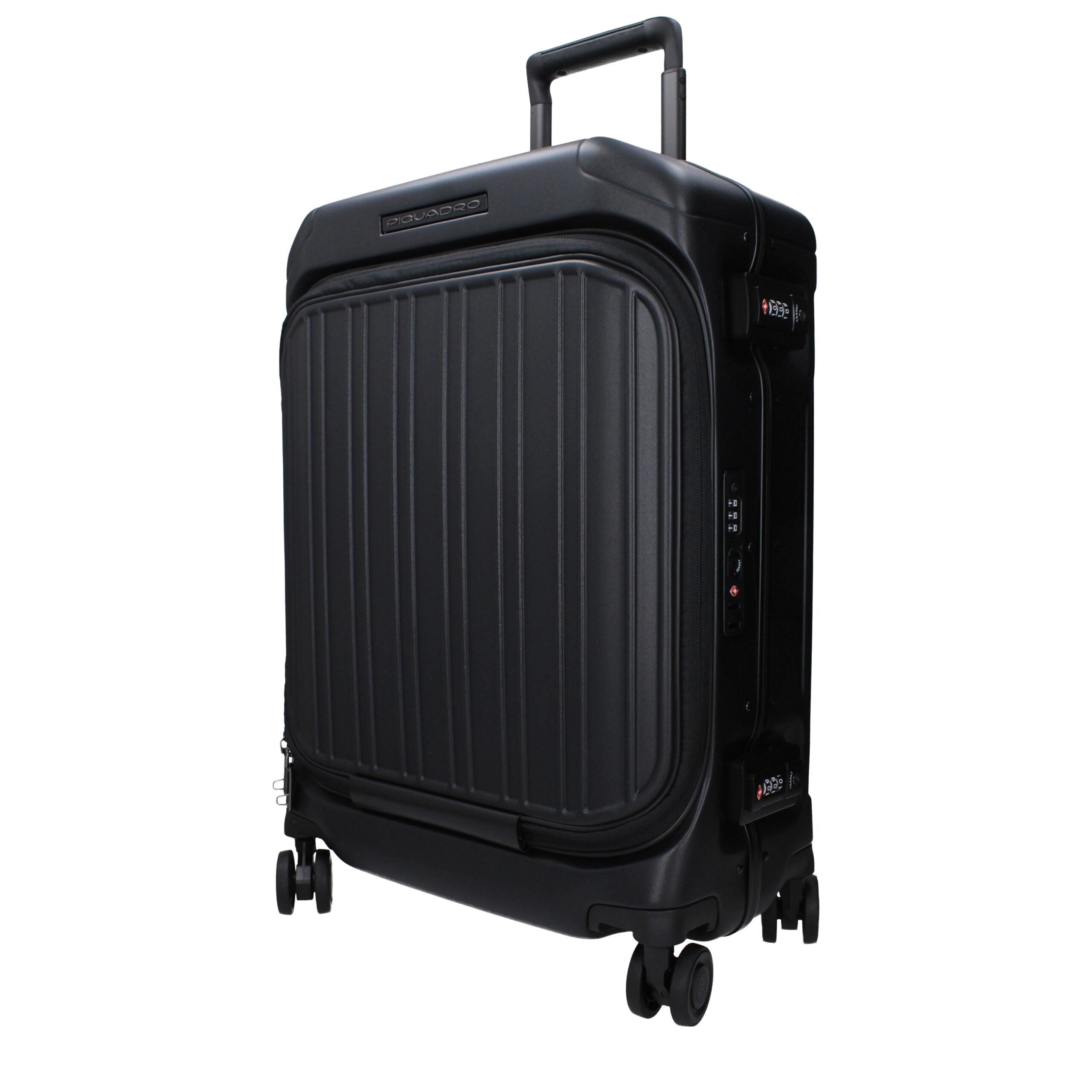 Piquadro Black Polycarbonate Luggage And Men's Travel