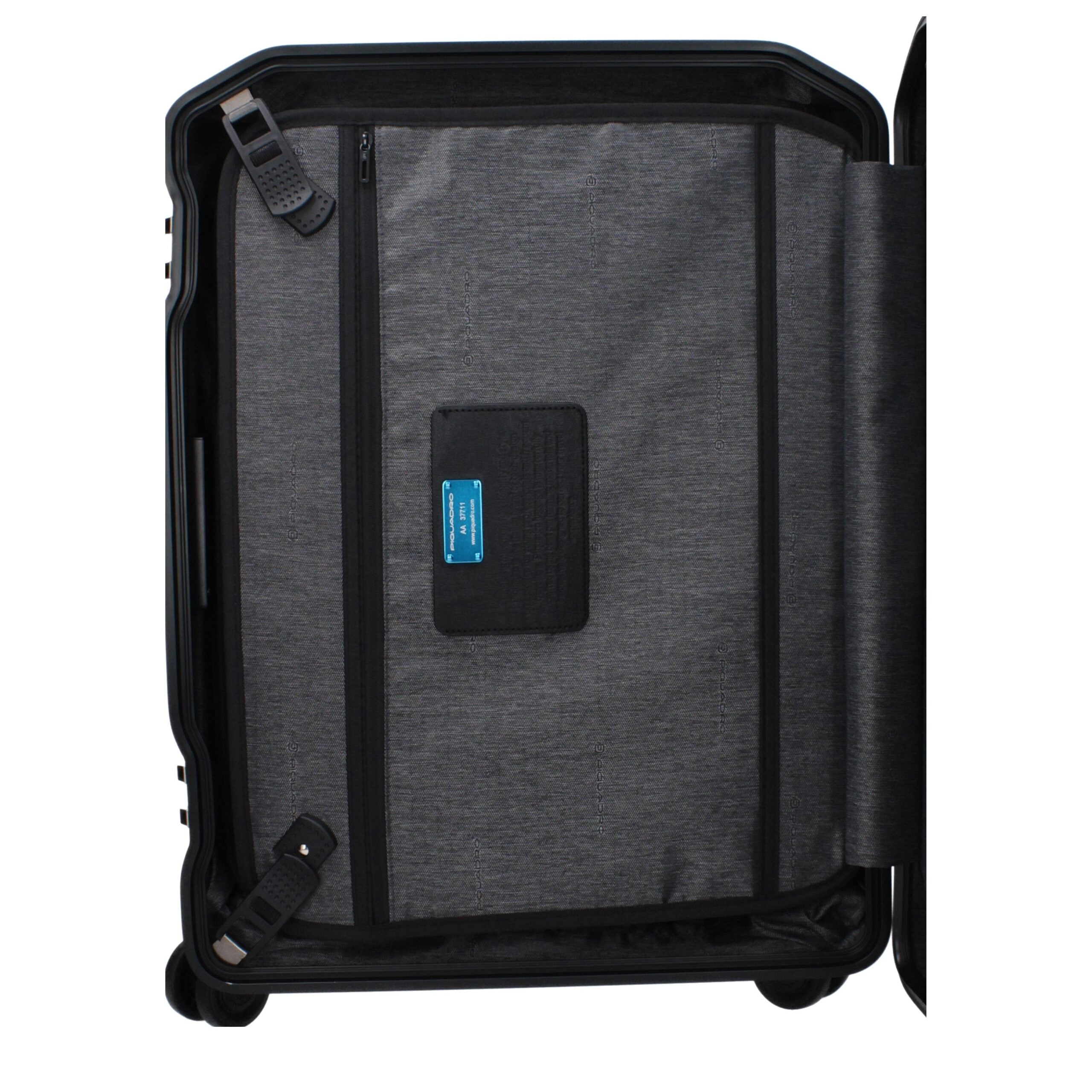 Piquadro Black Polycarbonate Luggage And Men's Travel