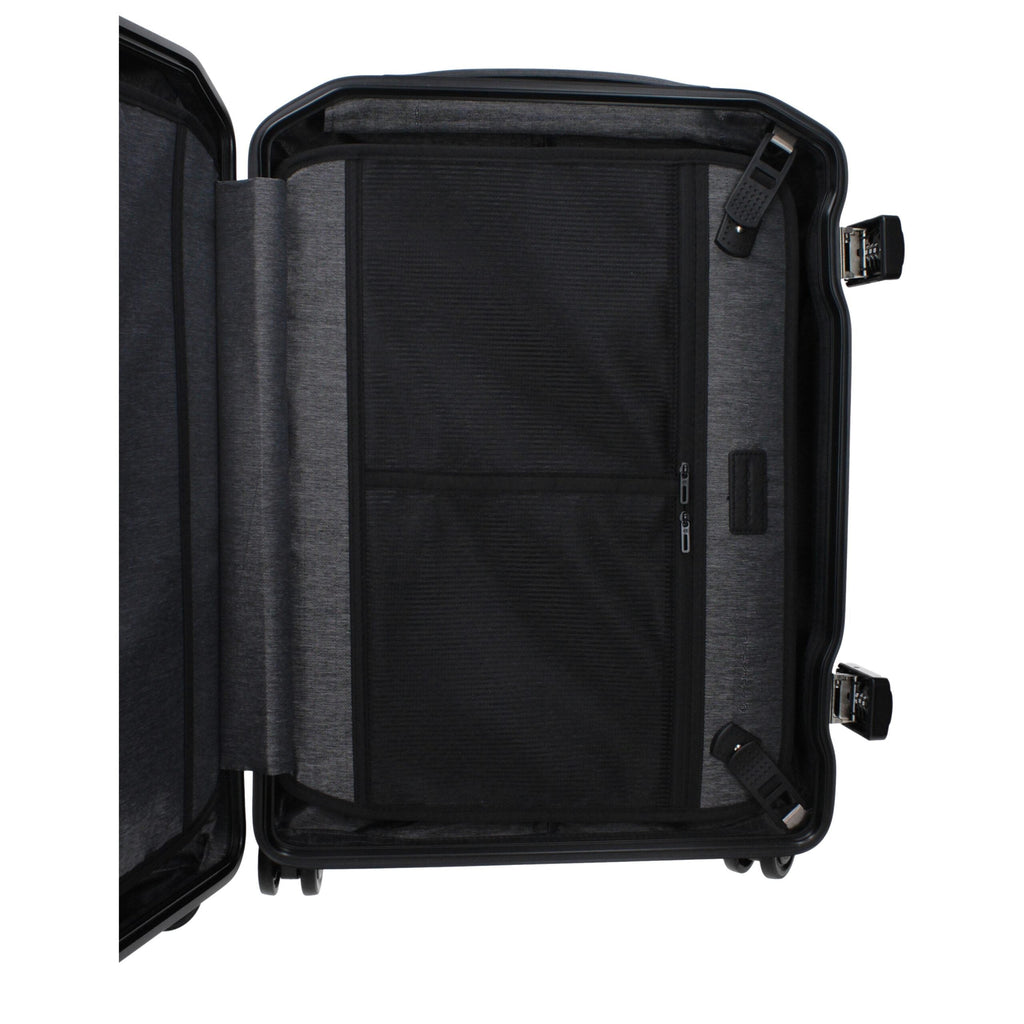 Piquadro Black Polycarbonate Luggage And Men's Travel