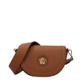 Versace Brown Leather Crossbody Women's Bag