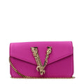 Versace Pink Satin Clutch Women's Bag