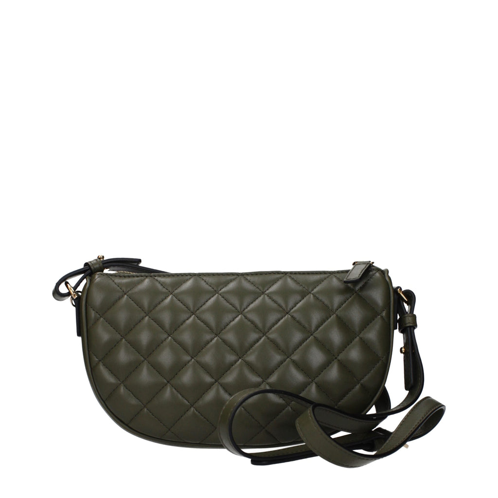Versace Green Leather Women's Handbag