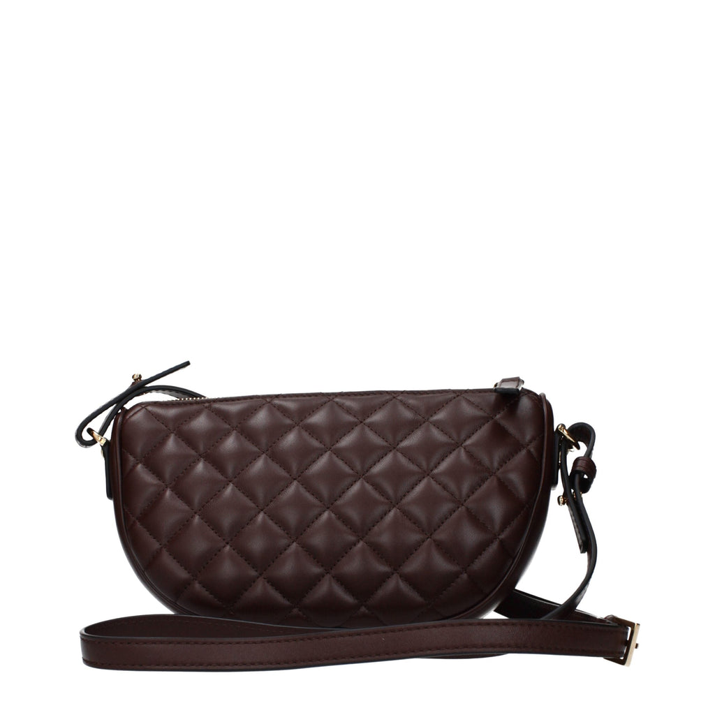 Versace Brown Leather Women's Handbag