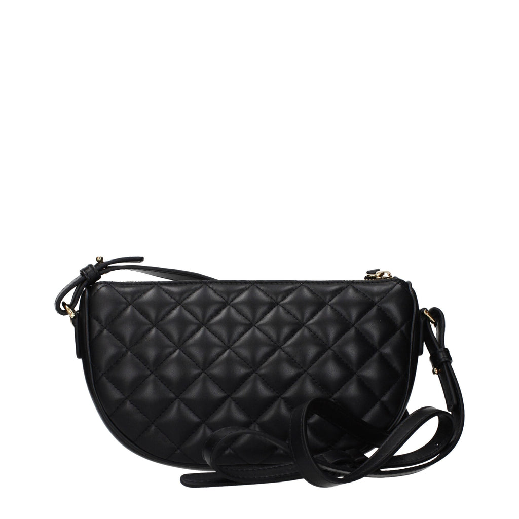 Versace Black Leather Women's Handbag