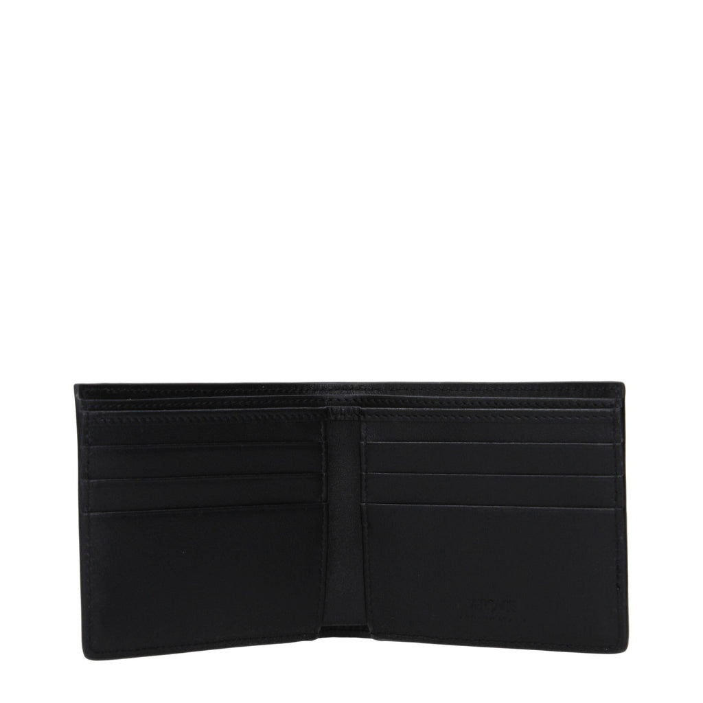 Versace Black Fabric Men's Wallet