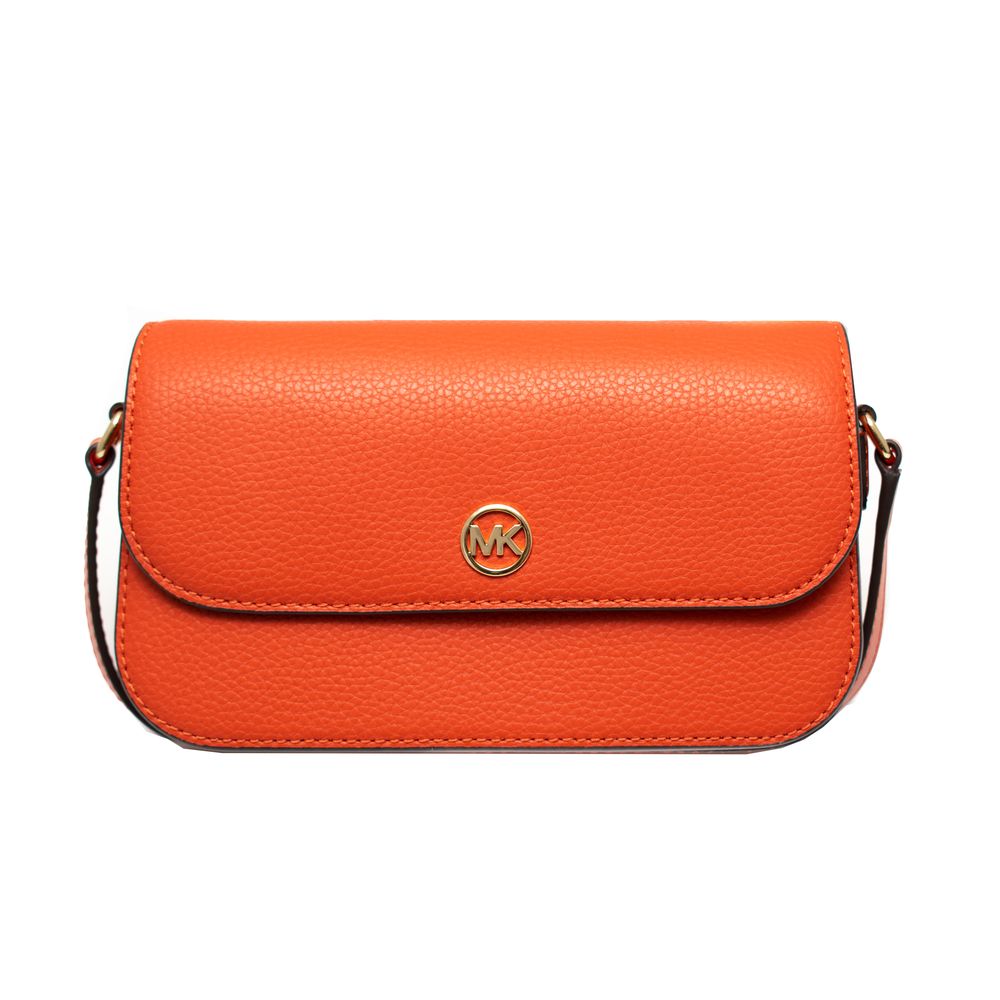 Michael Kors Orange Leather Crossbody Women's Bag
