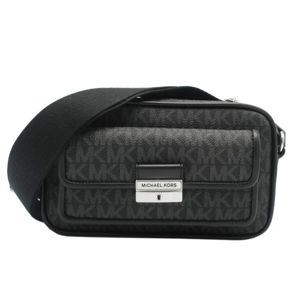 Michael Kors Black Canvas Crossbody Women's Bag