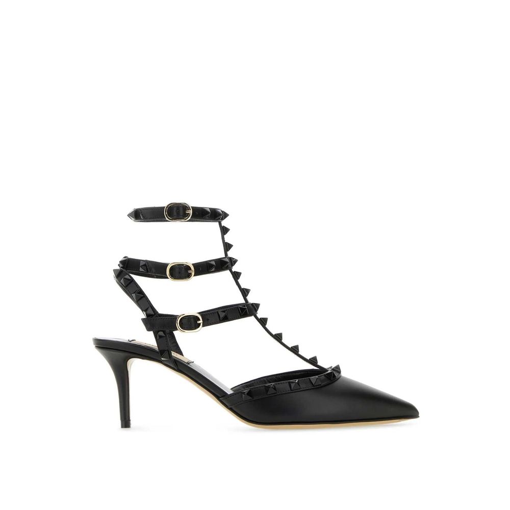 Valentino Garavani Black Calfskin High Heel Women's Pumps