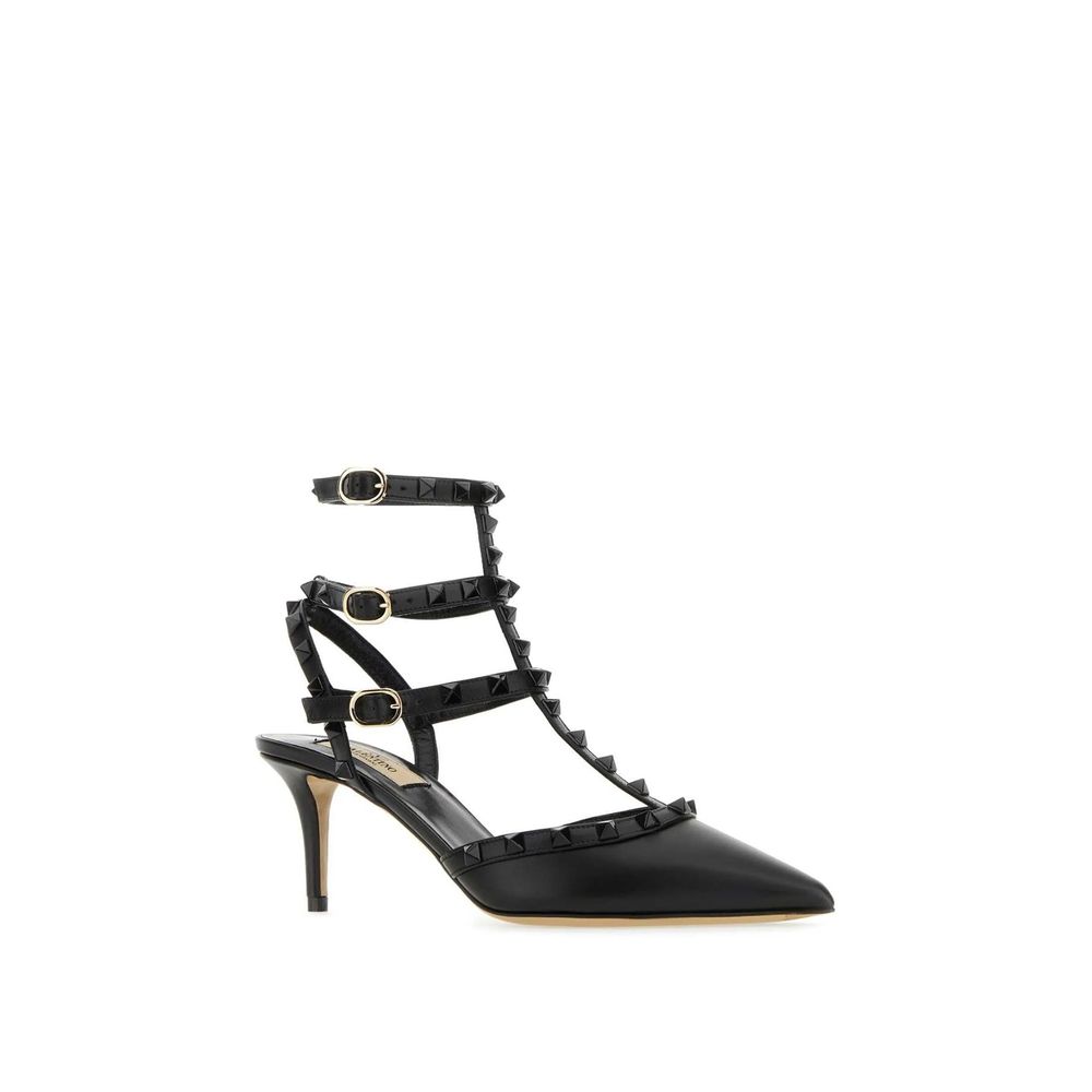 Valentino Garavani Black Calfskin High Heel Women's Pumps