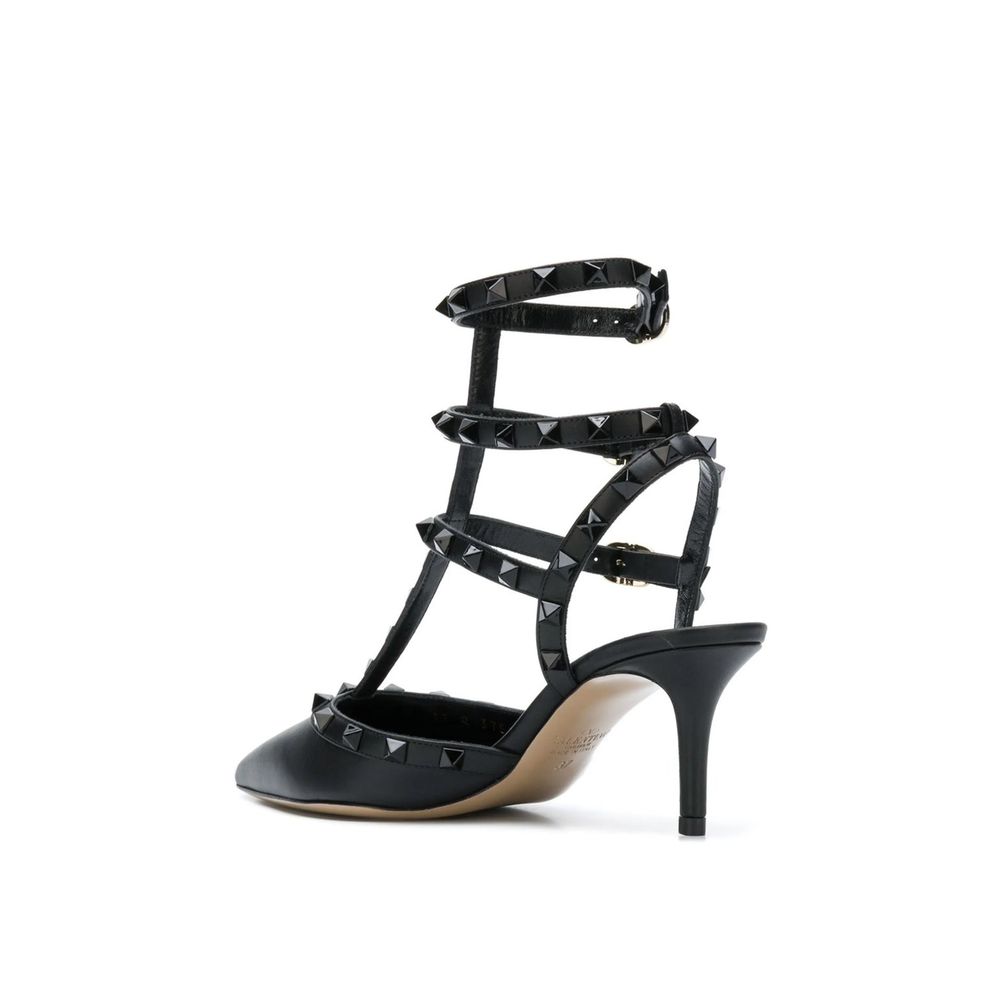 Valentino Garavani Black Calfskin High Heel Women's Pumps
