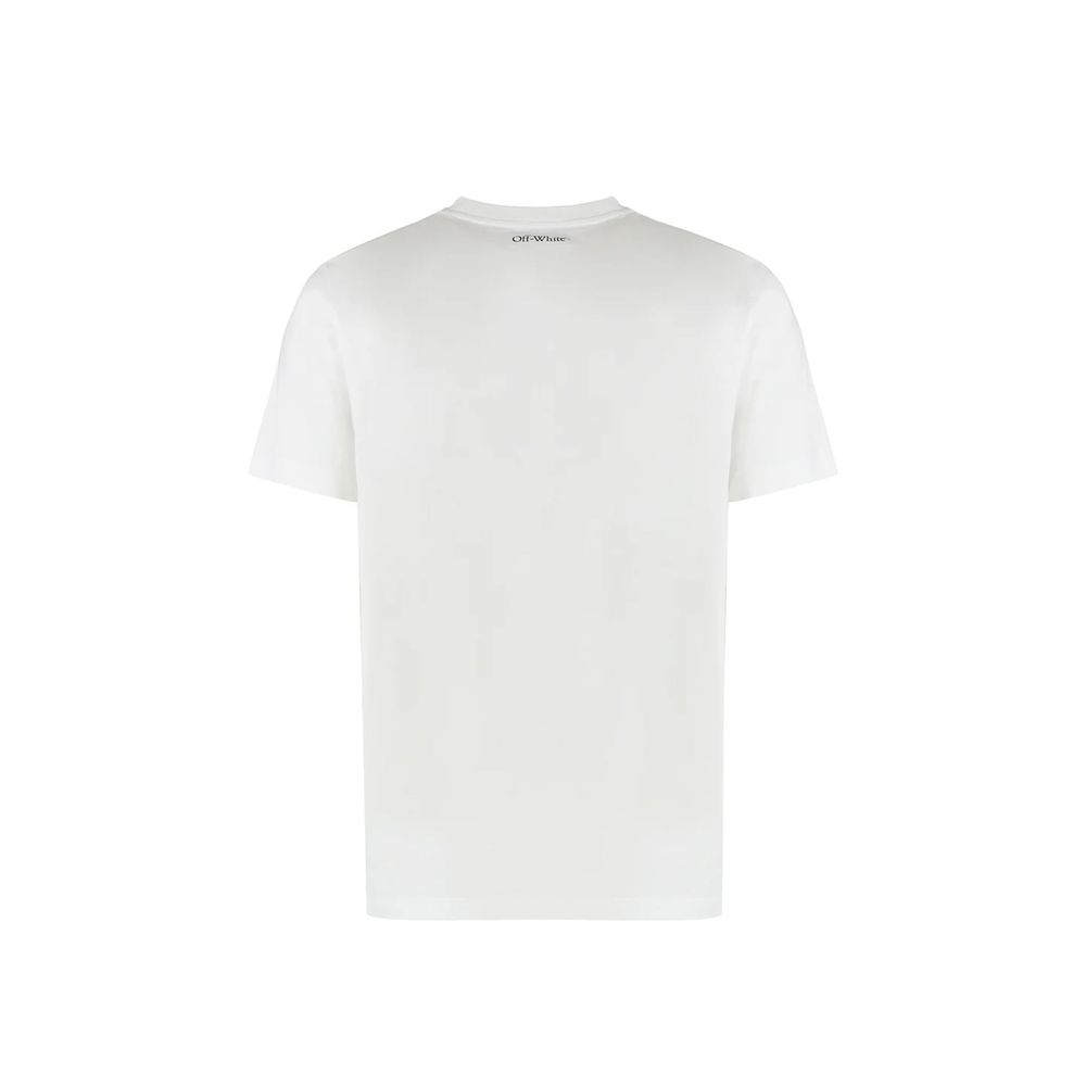 Off-White White Cotton Men's T-Shirt