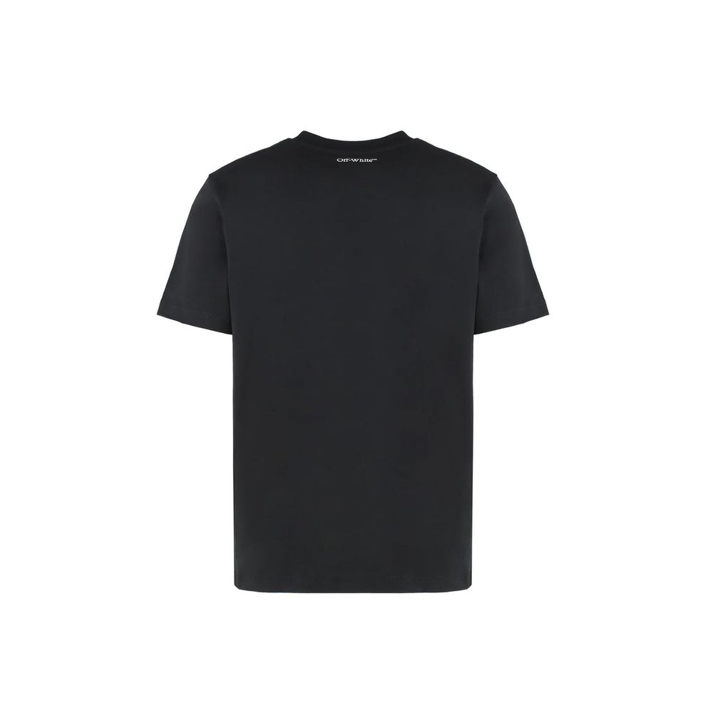 Off-White Black Cotton Men's T-Shirt
