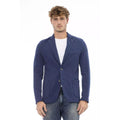 Distretto12 Blue Cotton Men's Blazer