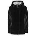 Yes Zee Black Polyester Rain Women's Coat
