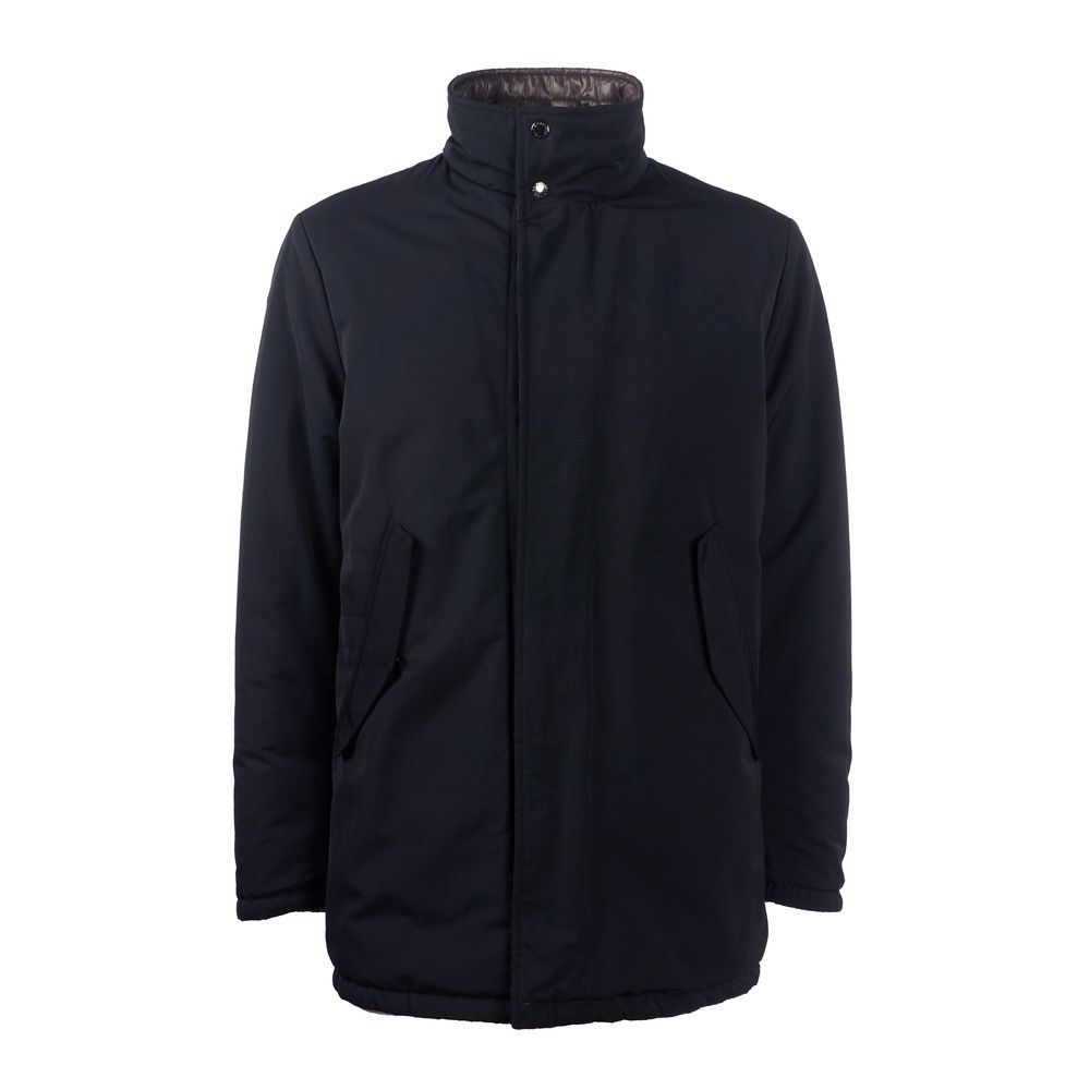 Dolce & Gabbana Black Polyester Men's Coat