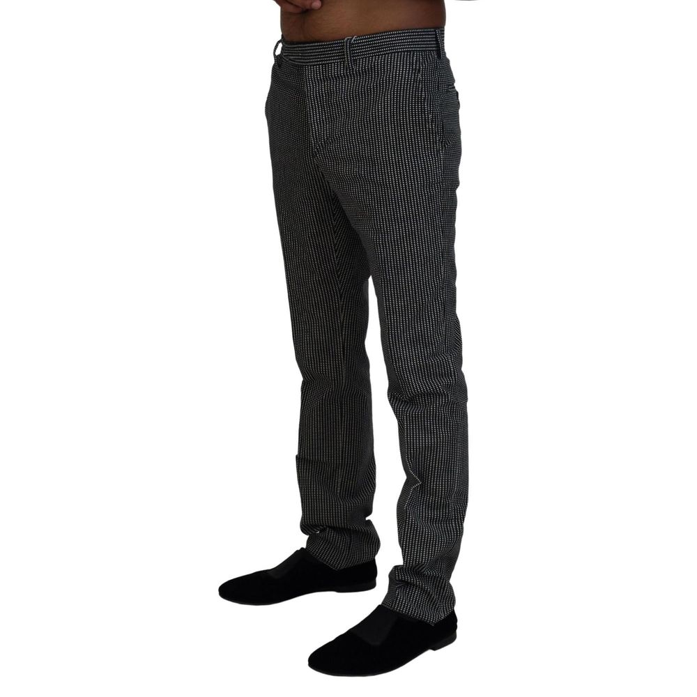 BENCIVENGA Black Cotton Dress Men's Pants