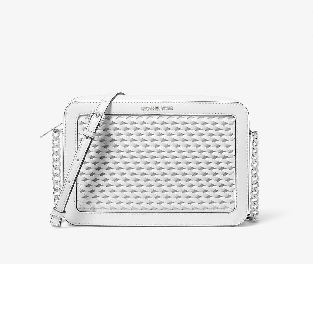 Michael Kors White Fur Shoulder Women's Bag