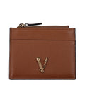 Versace Brown Leather Women's Wallet