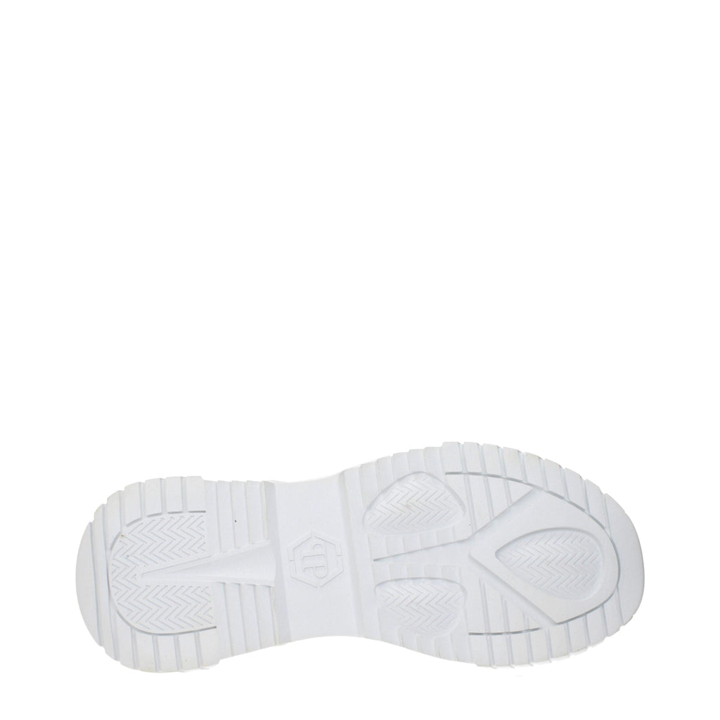 Philipp Plein White Fabric Chunky Men's Sneakers