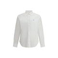 Prada White Fleece Wool Dress Men's Shirt
