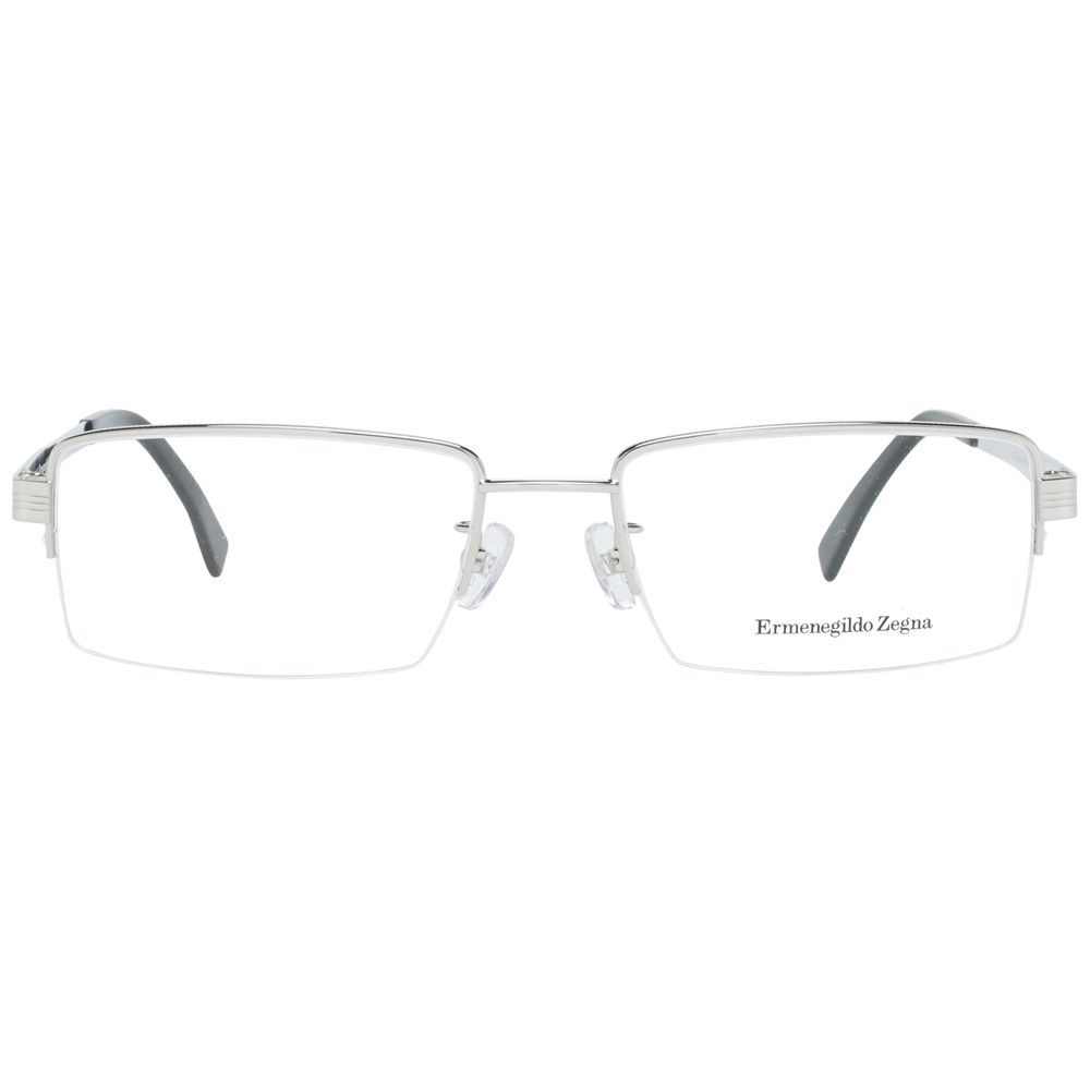 Ermenegildo Zegna Silver Titanium Glasses Men's (Frames)
