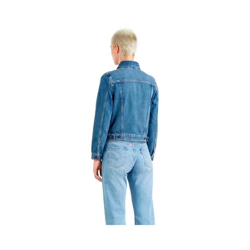 Levi's Light Blue Cotton Denim Women's Jacket