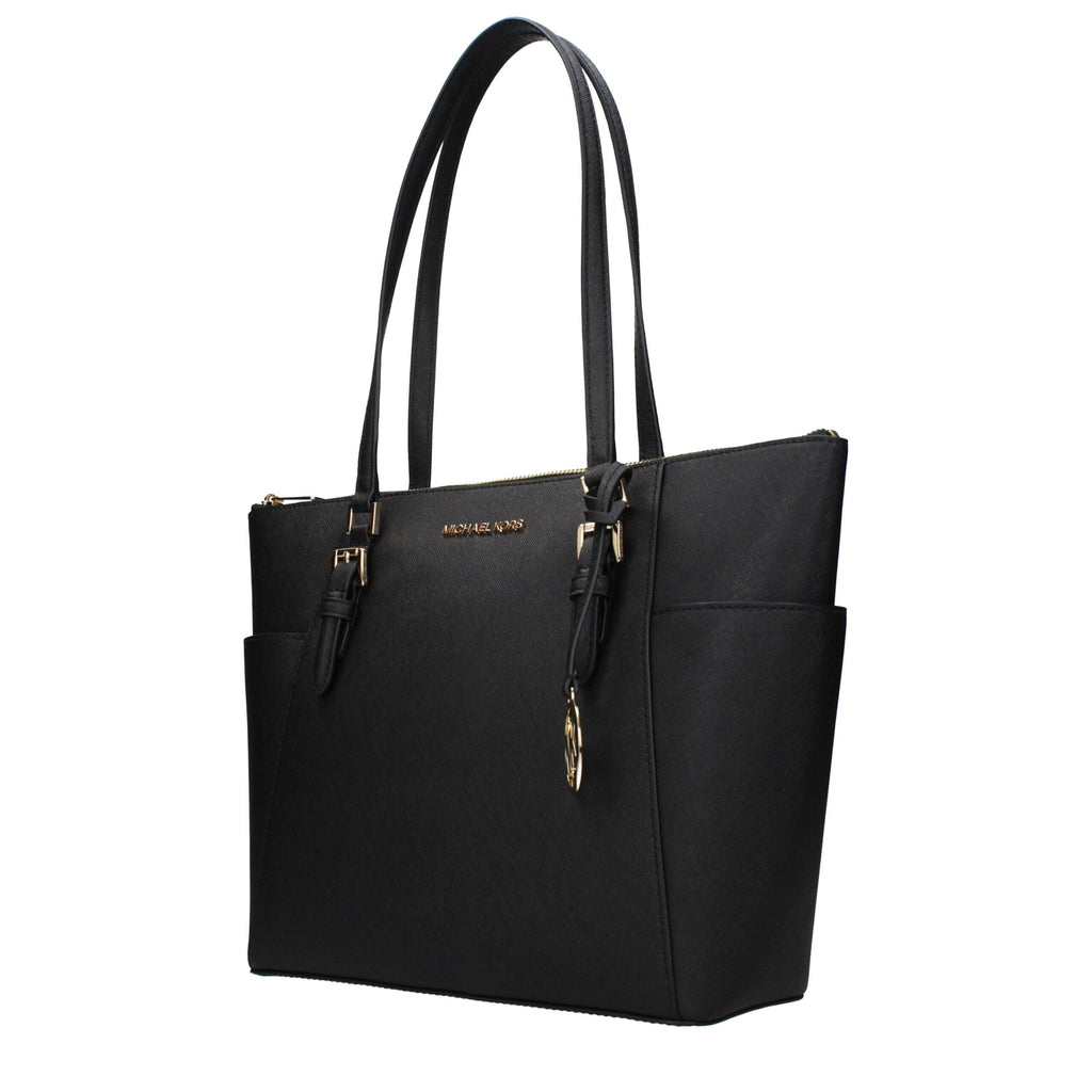 Michael Kors Black Leather Shoulder Women's Bag