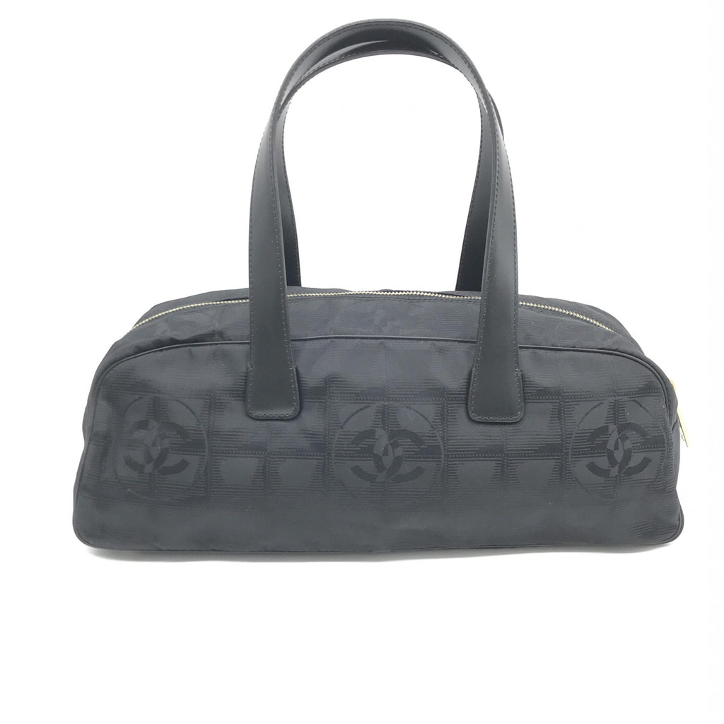 Chanel Black Nylon Travel Women's Handbag (Pre-Owned)
