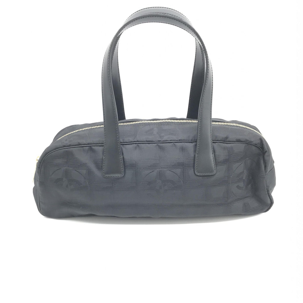 Chanel Black Nylon Travel Women's Handbag (Pre-Owned)