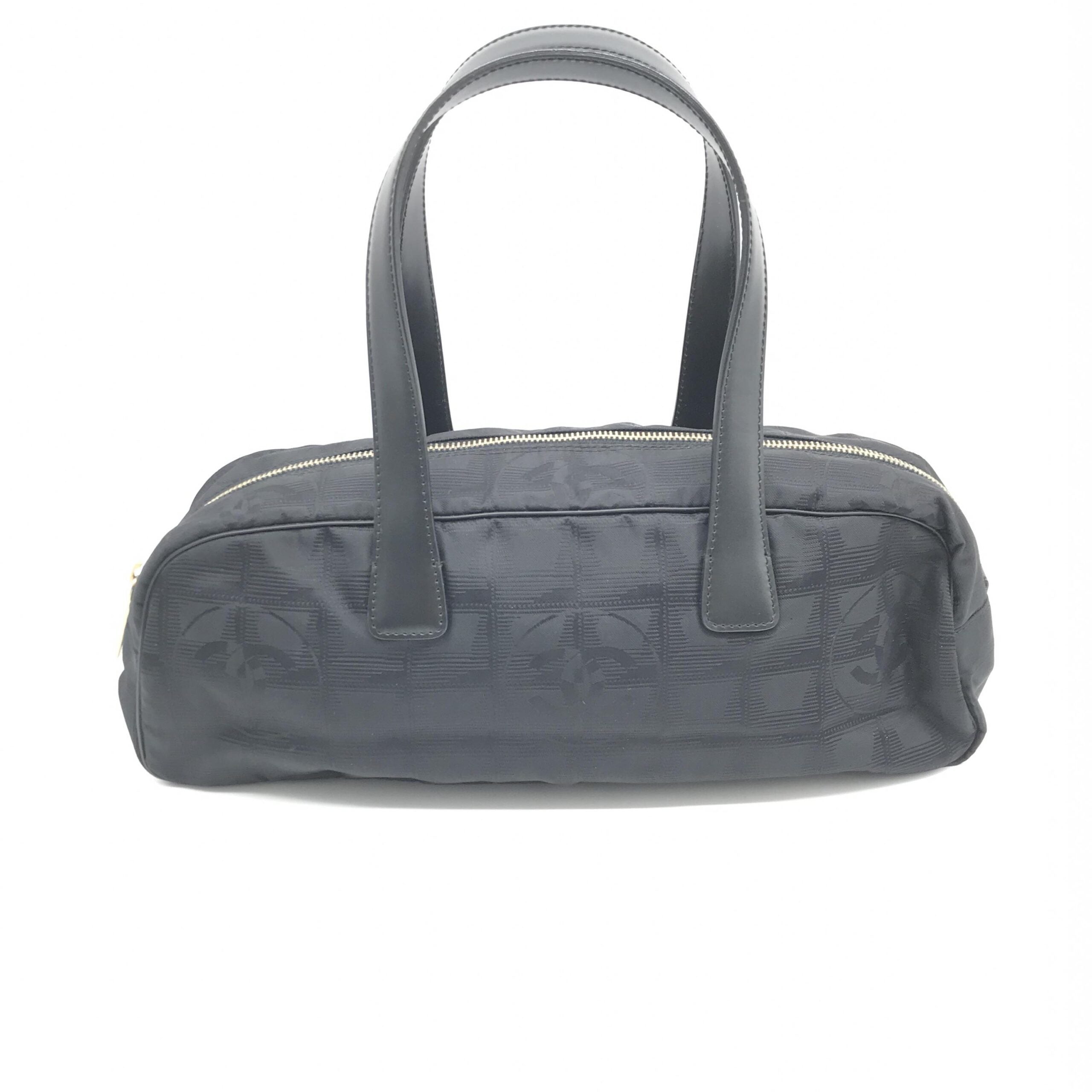 Chanel Black Nylon Travel Women's Handbag (Pre-Owned)