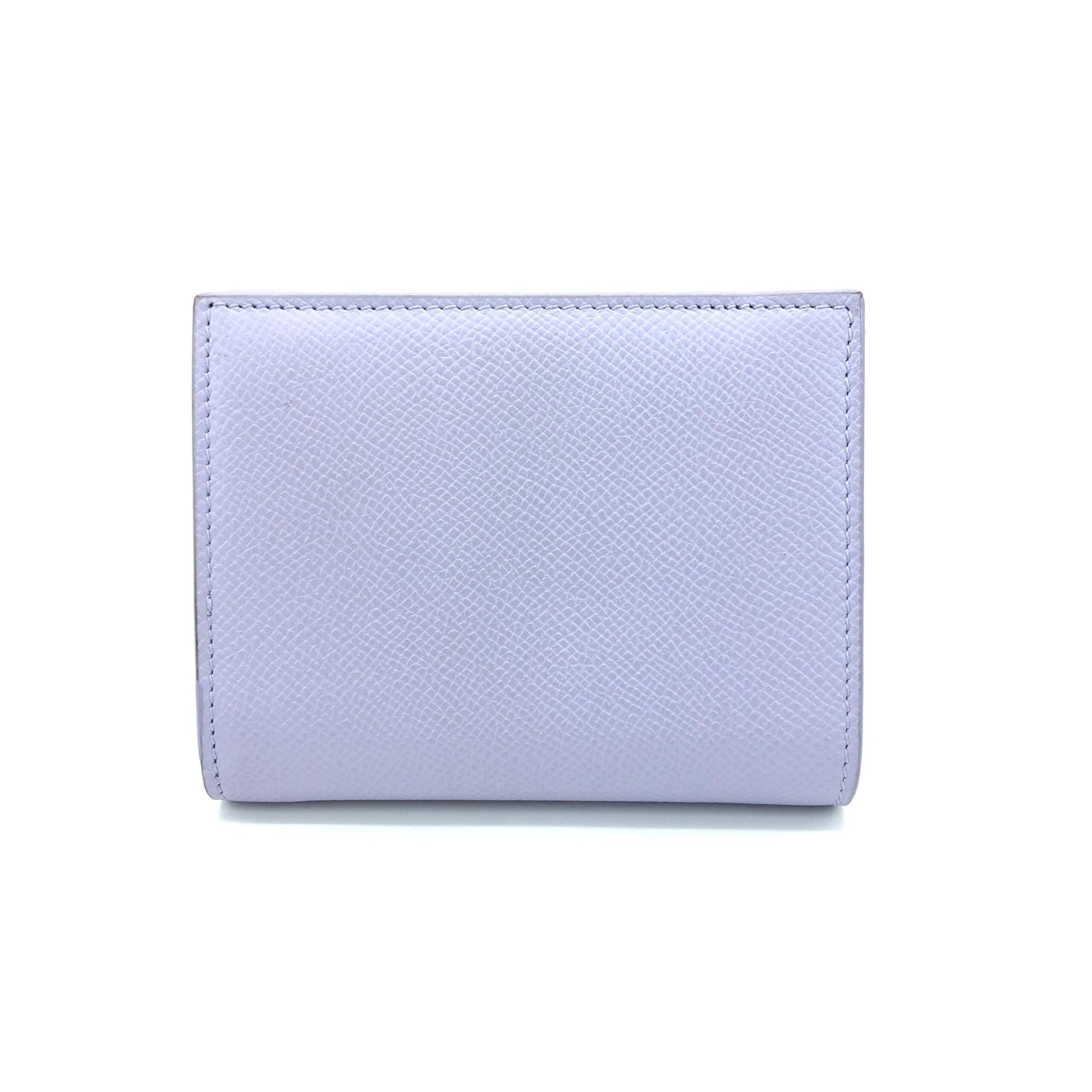 Salvatore Ferragamo Gancini Leather Compact Women's Wallet (Pre-Owned)