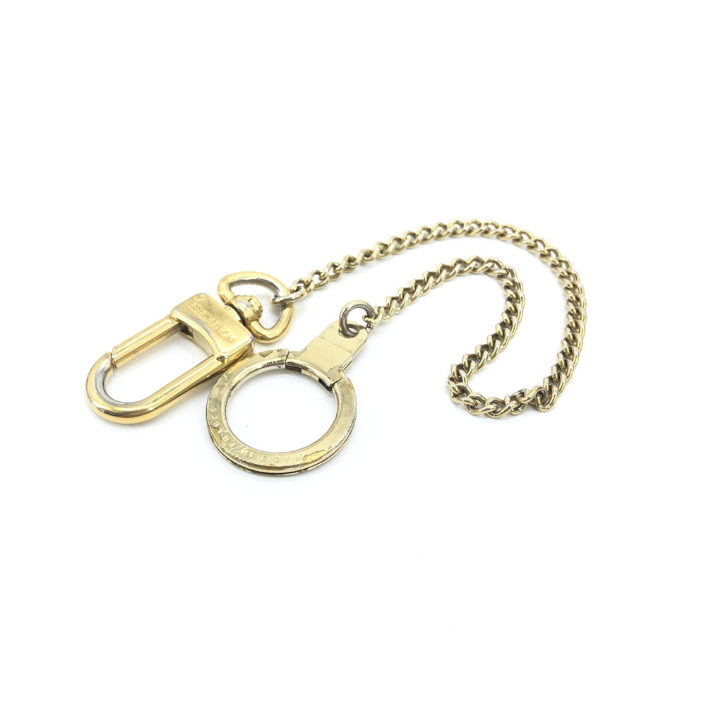 Louis Vuitton Gold Metal Bag Extender Women's Keychain (Pre-Owned)